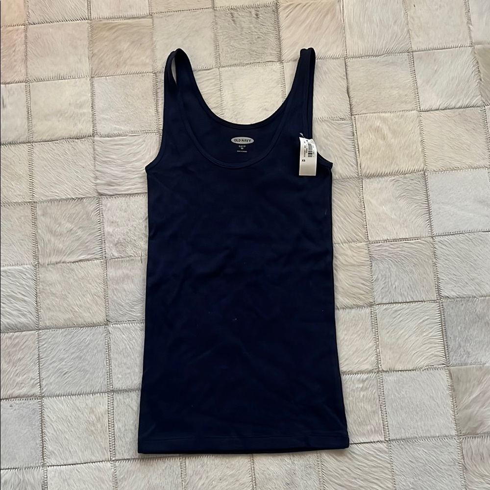 Old Navy Deep Blue Tank Top